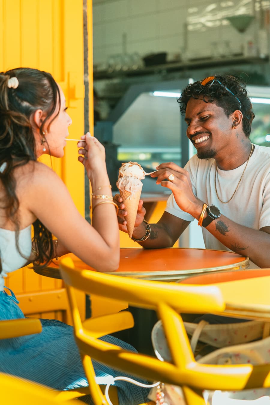 Roland garros glacier couple